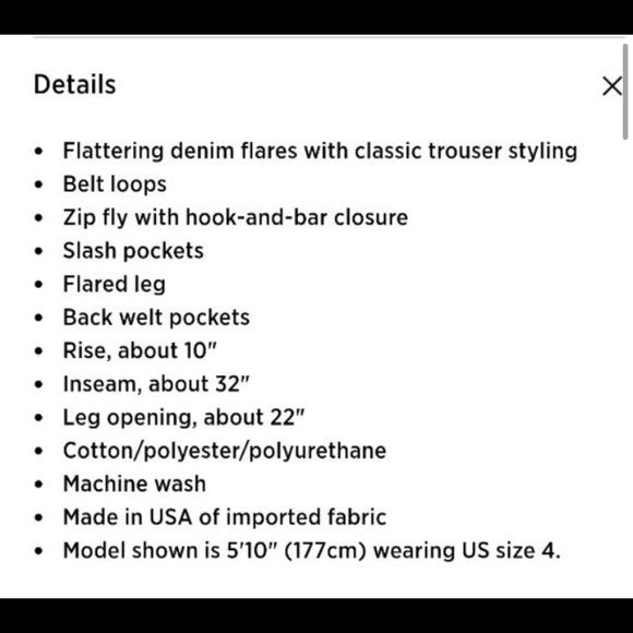 Rag and bone bell bottoms 25 - Picture 4 of 5